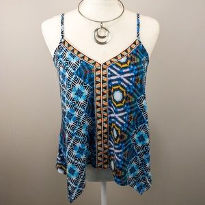 Mason + Mackenzie | Tank Top Blue Small Cute